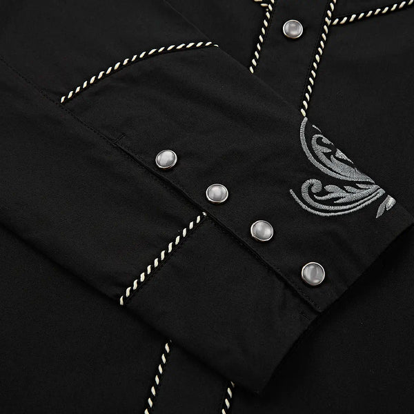 Embroidered Western Shirt