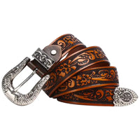 Engraved Western Belt