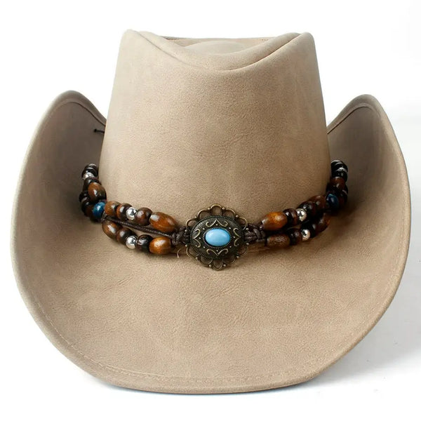 Premium Leather Cowboy Hat