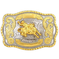 Gold Cowboy Belt Buckle