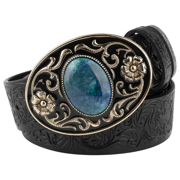 Ladies Cowboy Belt with Original Buckle