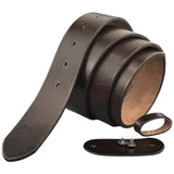 Leather Belt Strap Without Buckle