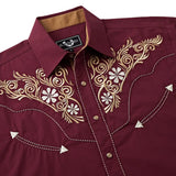 Maroon Western Shirt