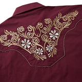 Maroon Western Shirt