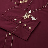 Maroon Western Shirt