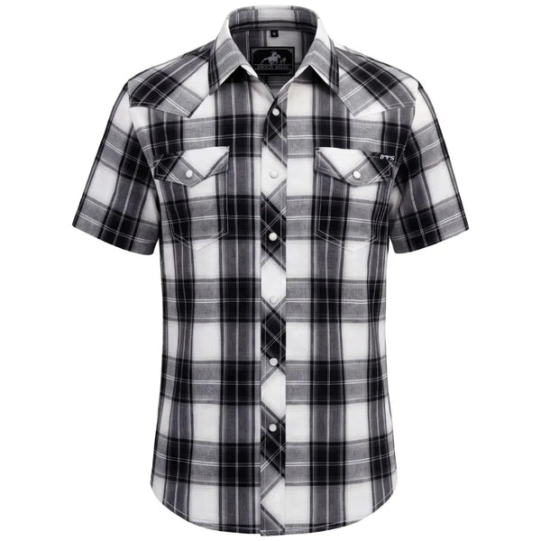 Men's Short Sleeve Cowboy Shirt
