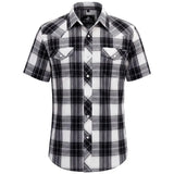 Men's Short Sleeve Cowboy Shirt