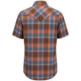 Men's Short Sleeve Western Plaid Shirt
