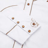 Men's White Western Shirt