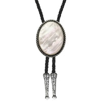 Moonlight White Bolo Tie