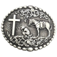 Praying Cowboy Belt Buckle