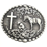 Praying Cowboy Belt Buckle