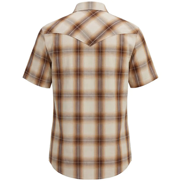 Short Sleeve Country Western Shirt for Men