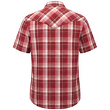 Short Sleeve Red Plaid Cowboy Shirt