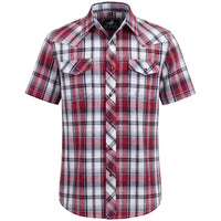 Short Sleeve Plaid Cowboy Shirt