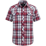 Short Sleeve Plaid Cowboy Shirt