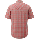 Short Sleeve Plaid Western Shirt for Men