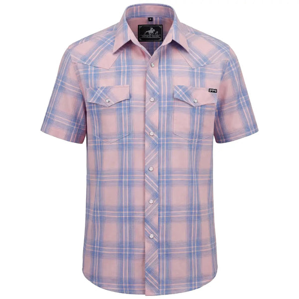 Short Sleeve Western Shirt with Snaps