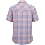 Short Sleeve Western Shirt with Snaps for Men