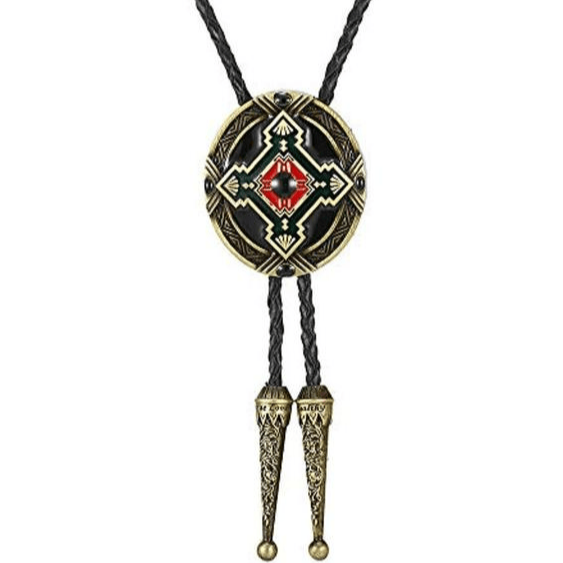 Southwestern Bolo Tie Gold