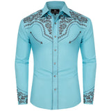 Turquoise Western Shirt