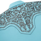 Turquoise Western Shirt