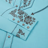 Turquoise Western Shirt