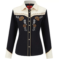 Vintage Floral Western Shirt