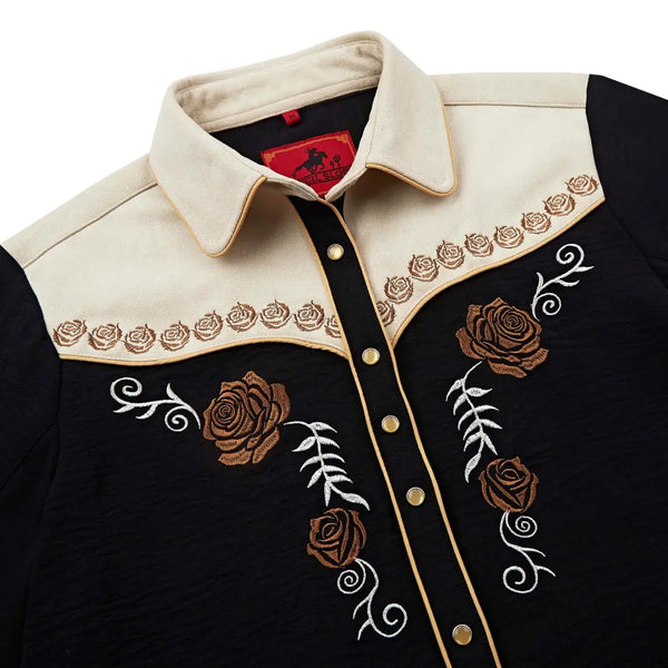 Vintage Floral Western Shirt