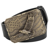 Western Cowboy Belt with Large Buckle
