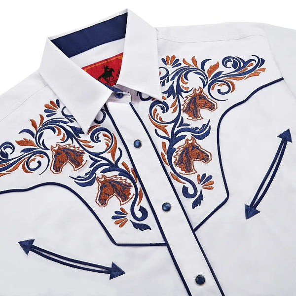 White Country Western Shirt