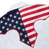 White Patriotic Western Shirt