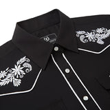 Women's Black Western Shirt