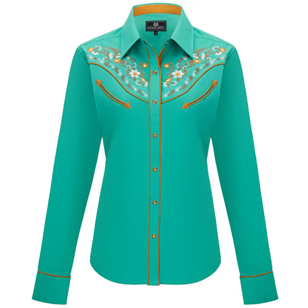 Women's Floral Western Shirt