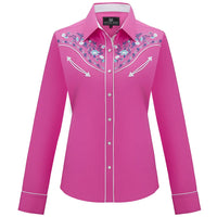 Women's Pink Western Shirt