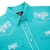 Women's Turquoise Western Shirt