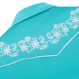 Women's Turquoise Western Shirt