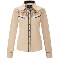 Women's Western Embroidered Shirt