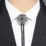 Black Vintage Bolo Tie