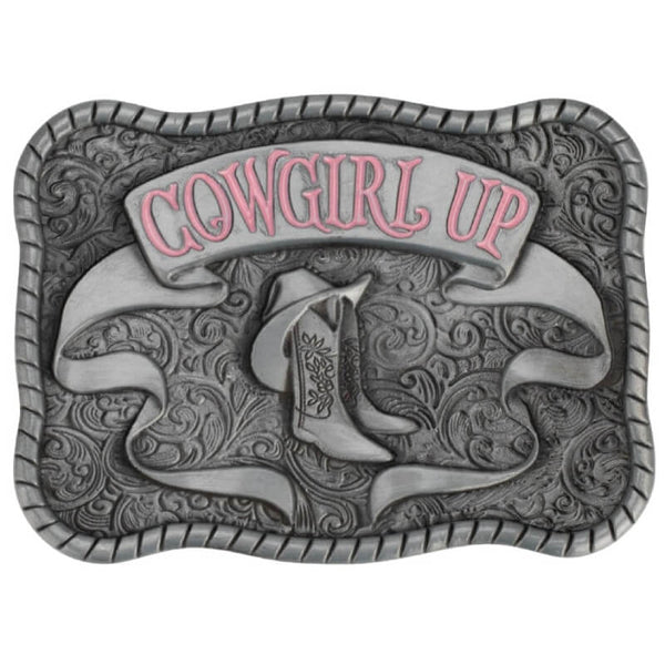 Cowgirl Up Belt Buckle