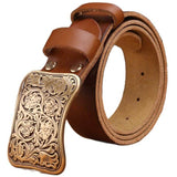 Brown Ladies Cowboy Belt