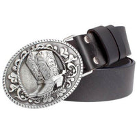 Leather Cowboy Belt
