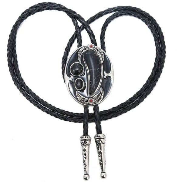 Native Bolo Tie Black