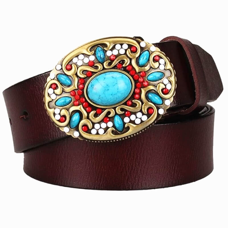 Turquoise Western Belt | Western Cowboy