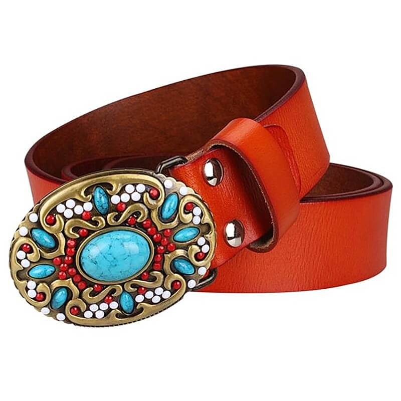 Turquoise Western Belt | Western Cowboy