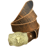 Vintage Leather Cowboy Belt